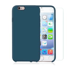 Προστατευτικό iPhone 6 Plus/6S Plus 2 οθόνης - Σιλικόνη - Teal
