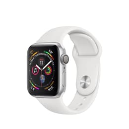 Apple Watch (Series 4) GPS 40mm - Αλουμίνιο Ασημί - Άσπρο