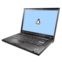 Lenovo ThinkPad R500 15" (2008) - Core 2 Duo P8600 - 4GB - SSD 120 Gb AZERTY - Γαλλικό
