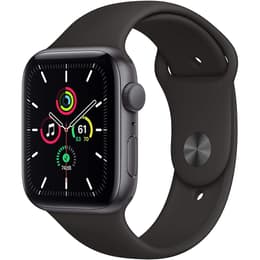 Apple Watch (Series SE) GPS 40mm - Αλουμίνιο Space Gray - Sport band Μαύρο