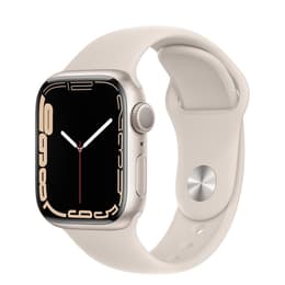 Apple Watch (Series 7) GPS 41mm - Αλουμίνιο Ασημί - Sport band Αστροφεγγιά