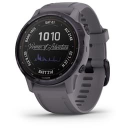 Garmin Ρολόγια Fenix 6S Pro Solar Παρακολούθηση καρδιακού ρυθμού GPS - Γκρι