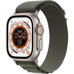 Apple Watch (Ultra) GPS + Cellular 49mm - Τιτάνιο Γκρι - Αλπικός βρόχος Πράσινο