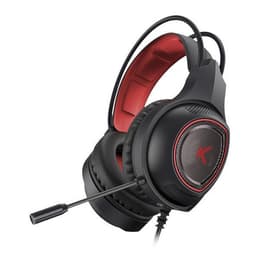Ksix Drakkar gaming καλωδιωμένο Ακουστικά Μικρόφωνο - Μαύρο/Κόκκινο