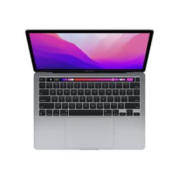 MacBook Pro 13" (2022) - Apple M2 8‑core CPU καιGPU 10-Core - 24GB RAM - SSD 512GB - Πρότυπο - AZERTY - Γαλλικό