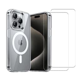 Προστατευτικό iPhone 16 Pro Max 2 οθόνης - TPU - Διαφανές