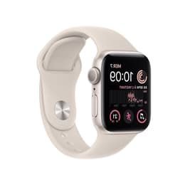Apple Watch Series SE 2 (2022) GPS 40 mm - Αλουμίνιο Ασημί - Sport band Starlight