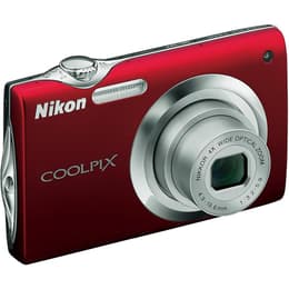 Κάμερα Συμπαγής Nikon Coolpix S3000 Κόκκινο + Φωτογραφικός φακός Nikon Nikkor 4x Wide Optical Zoom 27-108mm f/3.2-5.9