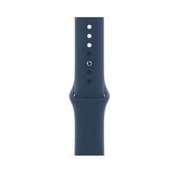 Apple Watch Series 7 (2021) GPS + Cellular 45 mm - Ανοξείδωτο ατσάλι Graphite - Sport band Μπλε