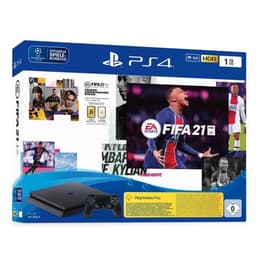 PlayStation 4 Slim 1000GB - Μαύρο + FIFA 21