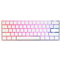Ducky Πληκτρολόγιο AZERTY Γαλλικό Πληκτρολόγιο με φωτιζόμενα πλήκτρα One 2 Mini