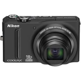 Συμπαγής S9100 - Μαύρο + Nikon Nikon Nikkor 18x Wide Optical Zoom 4.5-81.0 mm f/3.5-5.9 f/3.5–5.9