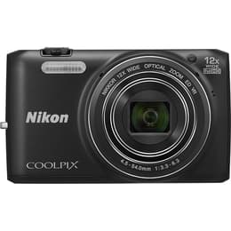 Συμπαγής Coolpix S6800 - Μαύρο + Nikon Nikkor 12X Wide Optical Zoom ED VR 25-300mm f/3.3-6.3 f/3.3-6.3