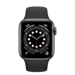 Apple Watch (Series 6) 2020 GPS + Cellular 44mm - Αλουμίνιο Space Gray - Μαύρο