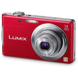 Συμπαγής κάμερας Panasonic Lumix DMC-FS35 - Κόκκινο + φακού Leica DC Vario-Elmar 28-224 mm f/3.3-5.9 ASPH.
