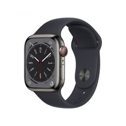Apple - Hermès Ρολόγια Watch (Series7) 45mm GPS + Cellular Hermès Παρακολούθηση καρδιακού ρυθμού GPS - Ασημί