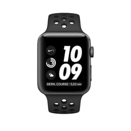 Apple Watch (Series 2) 42mm - Αλουμίνιο Space Gray - Sport loop Μαύρο