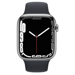 Apple Watch Series 7 (2021) GPS + Cellular 45 mm - Ανοξείδωτο ατσάλι Ασημί