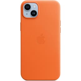 Apple Δερμάτινη θήκη iPhone 14 Plus - Magsafe - Δέρμα Πορτοκαλί
