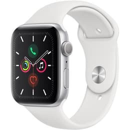 Apple Watch (Series 5) 2019 GPS 44mm - Αλουμίνιο Ασημί - Sport loop Άσπρο