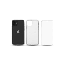 Back Market Προστατευτικό iPhone 12 mini και προστατευτική οθόνη - GRS 4.0 Ανακυκλωμένο πλαστικό - Διαφανές