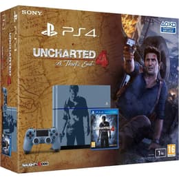 PlayStation 4 1000GB - Γκρι - Περιορισμένη έκδοση Uncharted 4 + Uncharted 4
