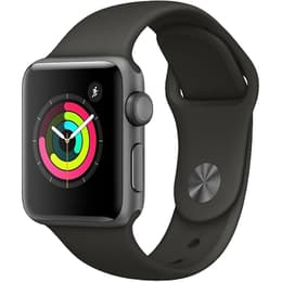Apple Watch Series 3 (2017) GPS 42 mm - Αλουμίνιο Space Gray - Sport band Γκρι