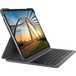 Logitech Πληκτρολόγιο QWERTY Αγγλικά (UK) Ασύρματο Πληκτρολόγιο με φωτιζόμενα πλήκτρα ‎Slim Folio Pro for iPad Pro 12.9-inch
