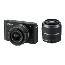 1 J1 - Μαύρο + Nikon Nikkor 1 10-30mm f/3.5-5.6 VR + Nikkor 1 30-110mm f/3.8-5.6 VR f/3.5-5.6 + f/3.8-5.6