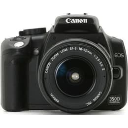 Reflex EOS 350D - Μαύρο + Canon Zoom Lens EF-S 18-55mm f/3.5-5.6II f/3.5-5.6