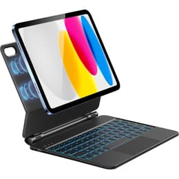 Hou Πληκτρολόγιο QWERTZ Ασύρματο Πληκτρολόγιο με φωτιζόμενα πλήκτρα MF-10