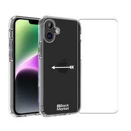 Back Market Προστατευτικό iPhone 17 και προστατευτική οθόνη - 60% Ανακυκλωμένο πλαστικό - Διαφανές