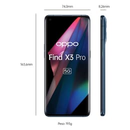 Oppo Find X3 Pro 256GB - Μπλε - Ξεκλείδωτο