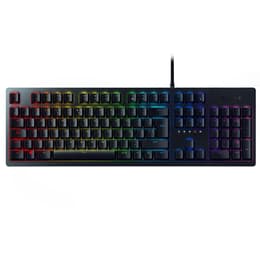 Razer Πληκτρολόγιο AZERTY Γαλλικό Ασύρματο Πληκτρολόγιο με φωτιζόμενα πλήκτρα Huntsman