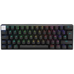 Logotech Πληκτρολόγιο AZERTY Γαλλικό Ασύρματο Πληκτρολόγιο με φωτιζόμενα πλήκτρα G Pro X 60 Lightspeed