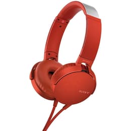 Sony MDR-XB550 με καλώδιο Ακουστικά - Κόκκινο