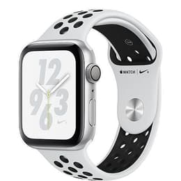 Apple Watch Series 4 (2018) GPS + Cellular 40 mm - Αλουμίνιο Ασημί - Nike Sport band Άσπρο/Μαύρο
