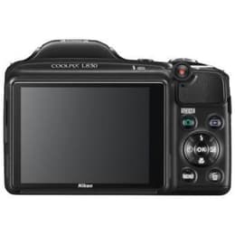 Bridge Coolpix L830 - Μαύρο + Nikon Nikkor 34x Wide Optical Zoom ED VR 22.5–765 mm f/3–5.9 f/3–5.9