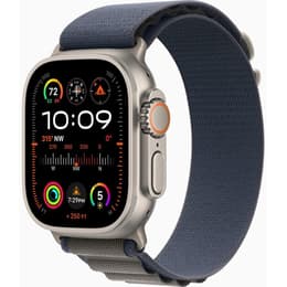 Apple Watch (Ultra) 2023 GPS + Cellular 49mm - Τιτάνιο Γκρι - Αλπικός βρόχος Μπλε