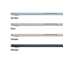 MacBook Air 15" (2025) - Apple M4 10‑core CPU καιGPU 10-Core - 16GB RAM - SSD 256GB - Πρότυπο - QWERTY - Ιταλικό