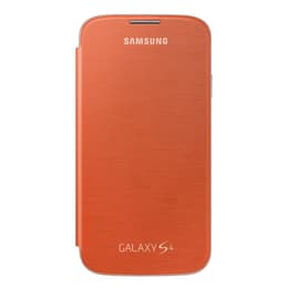 Προστατευτικό Galaxy S4 - Δέρμα - Πορτοκαλί