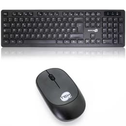 Simpletek Πληκτρολόγιο AZERTY Γαλλικό Ασύρματο MK03B