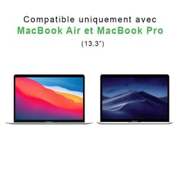 Back Market - Χαρτοφύλακας για 13" - Αφρός και βελούδο / Ύφασμα 60% ανακυκλωμένο - Μαύρο