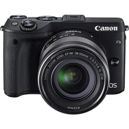 Υβριδική EOS M3 - Μαύρο + Canon Zoom Lens EF-M 18-55mm f/3.5-5.6 IS STM f/3.5-5.6