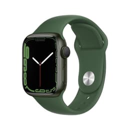 Apple Watch (Series 7) 2021 GPS 41mm - Αλουμίνιο Πράσινο - Sport band Πράσινο