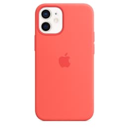 Apple Θήκη από σιλικόνη iPhone 12 mini - Magsafe - Σιλικόνη Ροζ