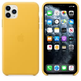 Apple Δερμάτινη θήκη iPhone 11 Pro Max - Δέρμα Κίτρινο
