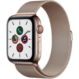 Apple Watch (Series 5) 2019 GPS + Cellular 44mm - Ανοξείδωτο ατσάλι Χρυσό - Milanese Χρυσό