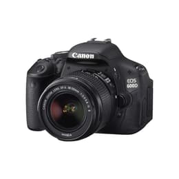 Κάμερα Reflex - Canon EOS 600D - Μαύρο + Φωτογραφικός φακός - Canon EF-S 18-55mm f/3.5-5.6 IS STM
