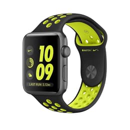 Apple Watch (Series 2) 2016 42mm - Αλουμίνιο Space Gray - Αθλητισμος Εμφανισεις Nike Μαύρο